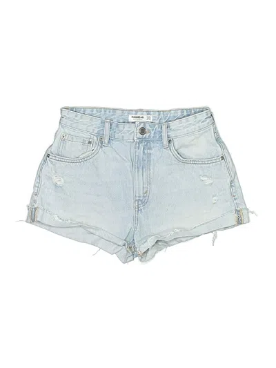 Pre-owned Pull & Bear Denim Shorts In Blue