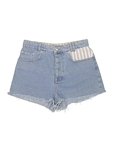 Pre-owned Pull & Bear Denim Shorts In Blue