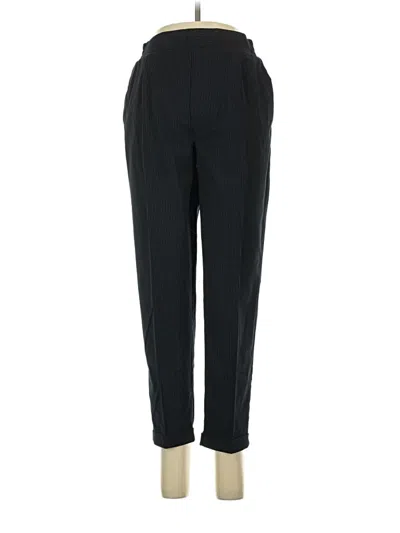 Pre-owned Pull & Bear Dress Pants In Black