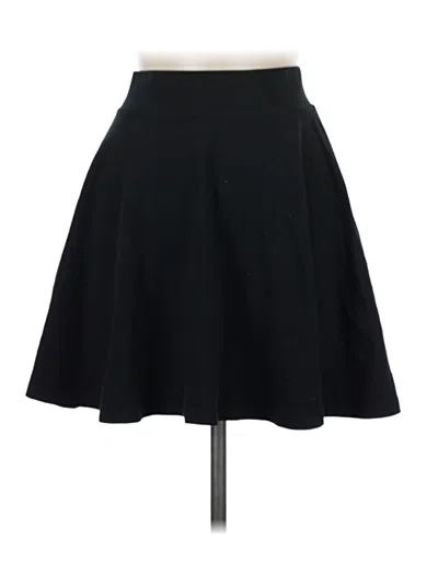Pre-owned Pull & Bear Formal Skirt In Black