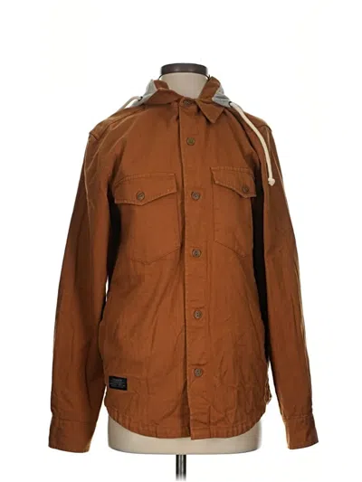 Pre-owned Pull & Bear Jacket In Brown