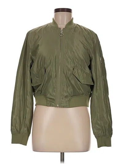 Pre-owned Pull & Bear Jacket In Green