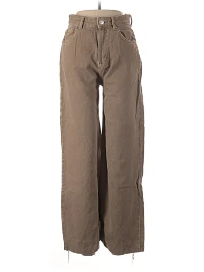 Pre-owned Pull & Bear Jeans In Brown