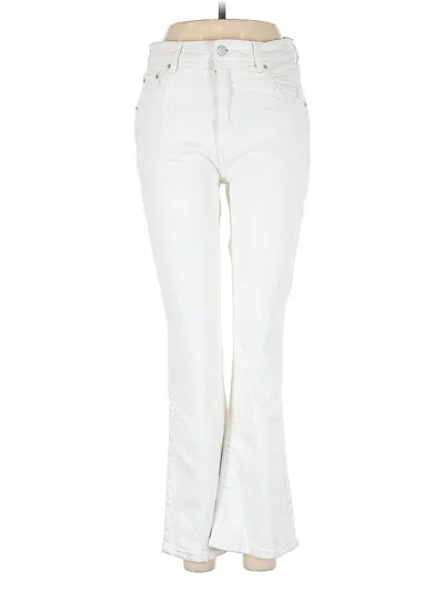 Pre-owned Pull & Bear Jeans In White