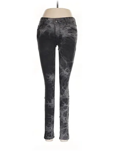 Pre-owned Pull & Bear Jeggings In Gray