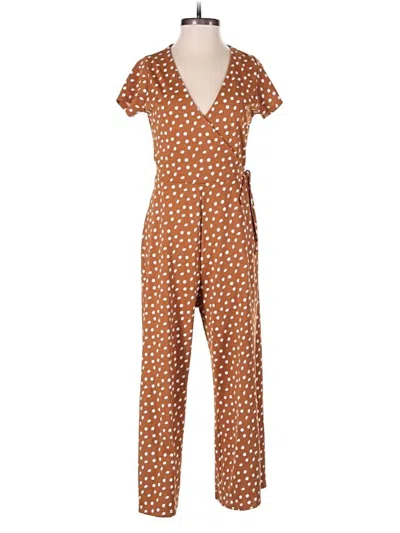 Pre-owned Pull & Bear Jumpsuit In Brown