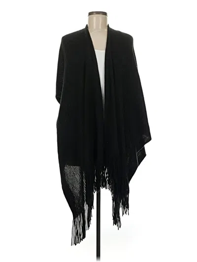 Pre-owned Pull & Bear Poncho In Black