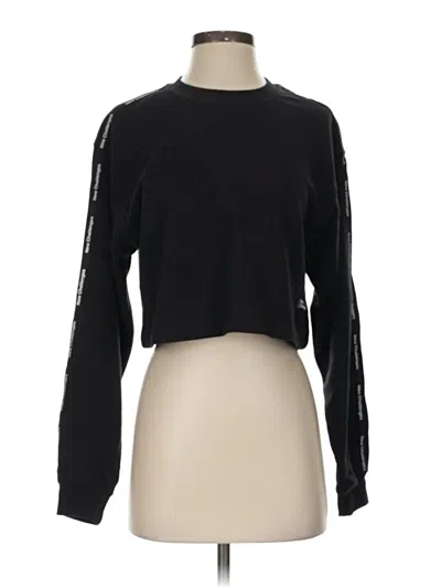 Pre-owned Pull & Bear Pullover Sweater In Black