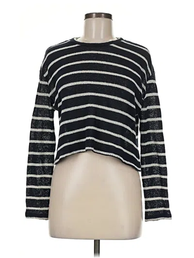 Pre-owned Pull & Bear Pullover Sweater In Black
