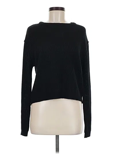 Pre-owned Pull & Bear Pullover Sweater In Black