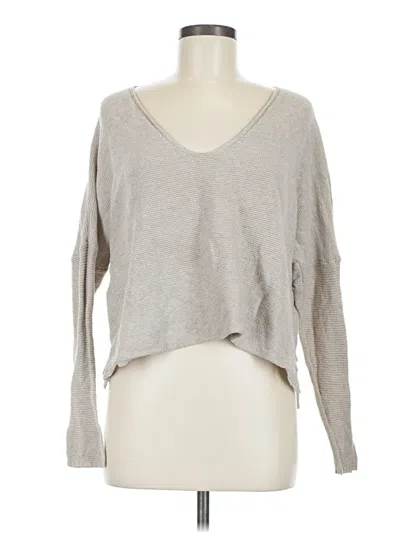 Pre-owned Pull & Bear Pullover Sweater In Gray