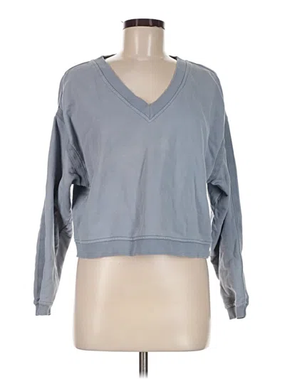 Pre-owned Pull & Bear Pullover Sweater In Gray