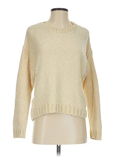 Pre-owned Pull & Bear Pullover Sweater In Ivory