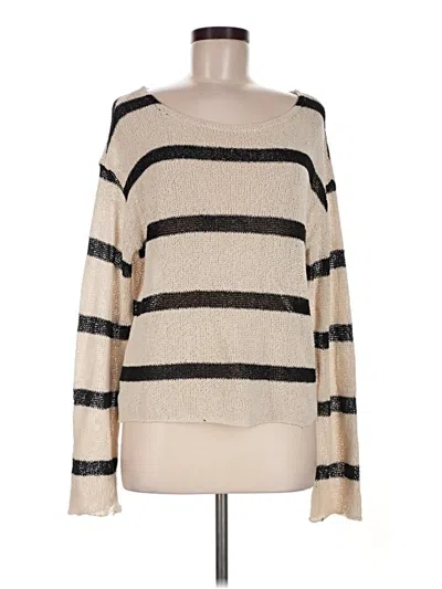 Pre-owned Pull & Bear Pullover Sweater In Ivory