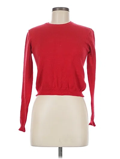 Pre-owned Pull & Bear Pullover Sweater In Red
