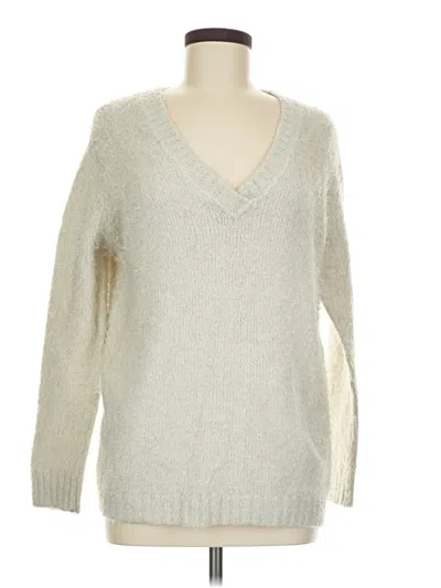 Pre-owned Pull & Bear Pullover Sweater In Silver