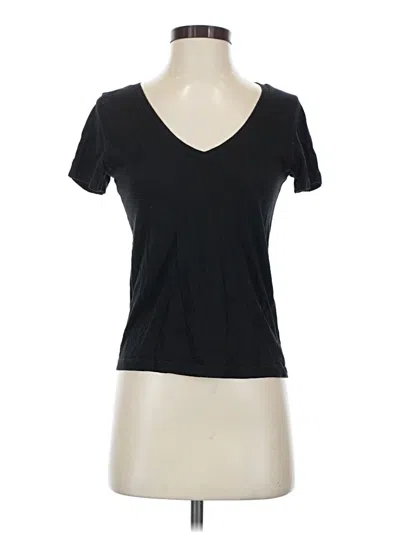 Pre-owned Pull & Bear Short Sleeve T-shirt In Black