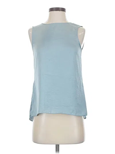 Pre-owned Pull & Bear Sleeveless Blouse In Blue