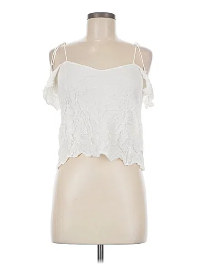 Pre-owned Pull & Bear Sleeveless Blouse In Ivory
