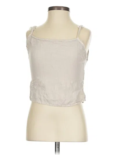Pre-owned Pull & Bear Sleeveless Blouse In Tan