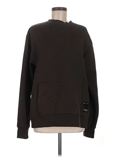 Pre-owned Pull & Bear Sweatshirt In Brown