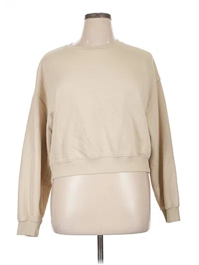 Pre-owned Pull & Bear Sweatshirt In Tan