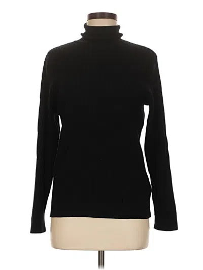 Pre-owned Pull & Bear Turtleneck Sweater In Black