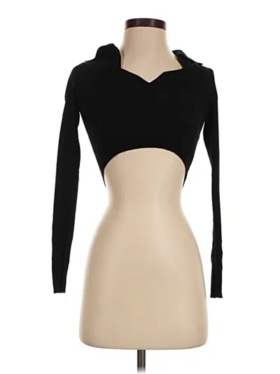 Pre-owned Pull & Bear Turtleneck Sweater In Black