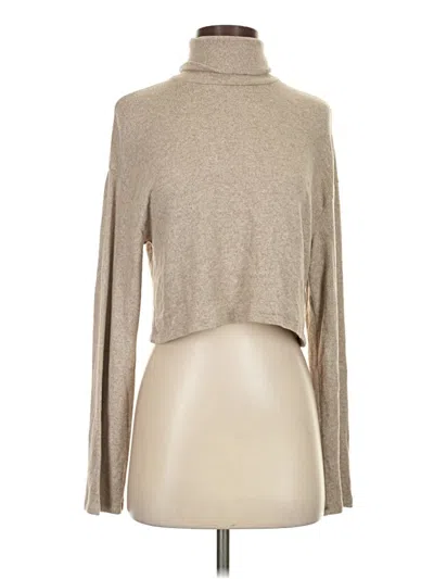 Pre-owned Pull & Bear Turtleneck Sweater In Brown