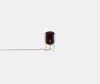 Pulpo Lighting Aubergine In Aubergine, Brass