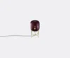 Pulpo Lighting Aubergine In Aubergine, Brass