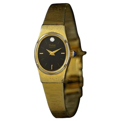 Pre-owned Pulsar 1970's  Vintage Ladies 14k Gold P. Watch - Owned & Worn By Loretta Young In Multi