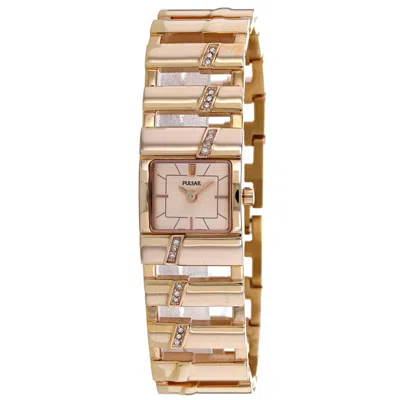 Pulsar Classic Quartz Rose Gold Dial Ladies Watch Pj5376x1