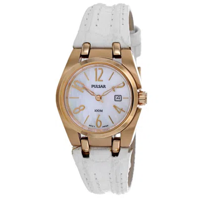 Pulsar Classic Quartz White Dial Ladies Watch Pxt658x1