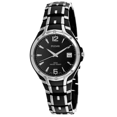 Pulsar Men's Classic Black Dial Watch