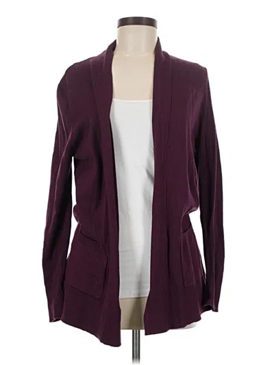 Pre-owned Pulse Cardigan Sweater In Burgundy