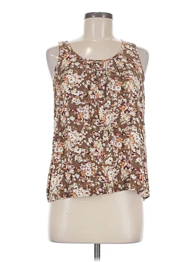 Pre-owned Pulse Sleeveless Blouse In Brown