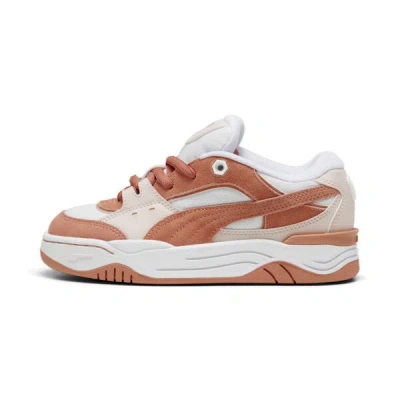 Puma -180 Big Kids Sneakers In White-deeva Peach
