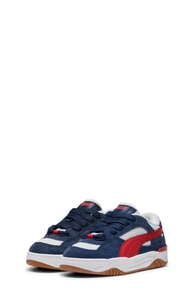 Puma Kids' -180 Sneaker In Club Navy-silver Mist