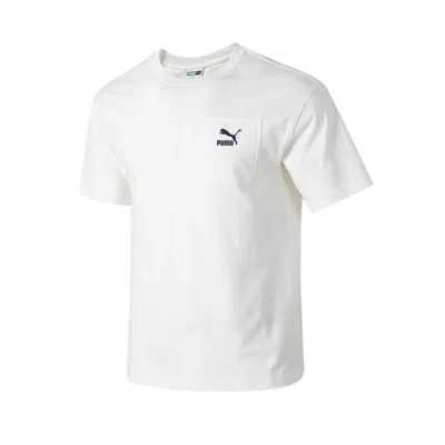 Puma Men's Essential Small Logo T-shirt In White