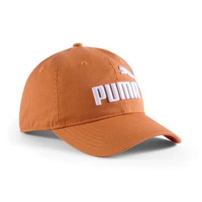 Puma #1 Relaxed Fit Adjustable Hat In Dark Orange
