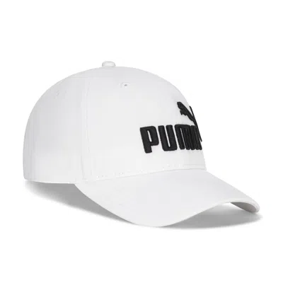 Puma #1 Relaxed Fit Adjustable Hat In White