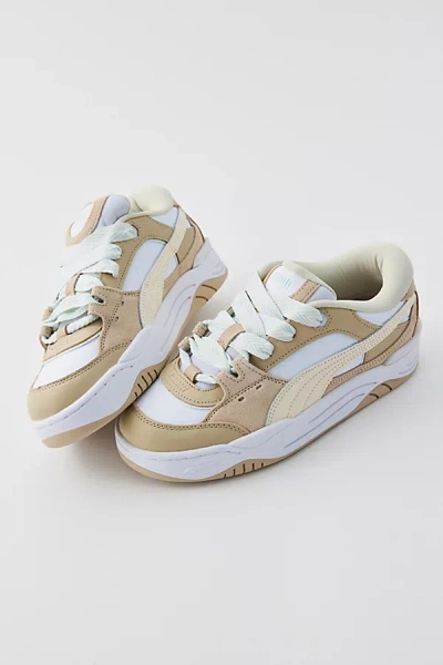 Puma 180 Fat Laces Skate Sneaker In Putty/white, Women's At Urban Outfitters