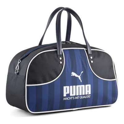 Puma 1976 30l Grip Bag 'new Navy  White' In New Navy/ White