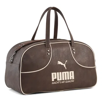 Puma 1976 Archive 30l Grip Bag 'chocolate Fondue Alpine Snow' In Chocolate Fondue/alpine Snow