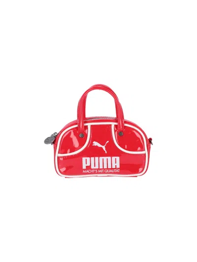Puma "1976 Micro Grip" Handbag In Red