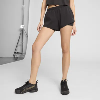 Puma 2-in-1 Women's Woven Shorts In Black