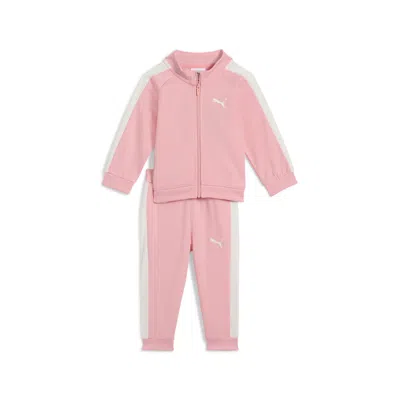 Puma Babies' 2-piece Minicats T7 Toddlers' Jacket Set Shoes In Pink
