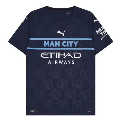 Puma 2021-2022 Man City 3rd Shirt 'navy' In Blue
