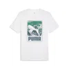 PUMA 24夏季新款男子运动休闲圆领T恤短袖Logo Tee,6920801716237123153